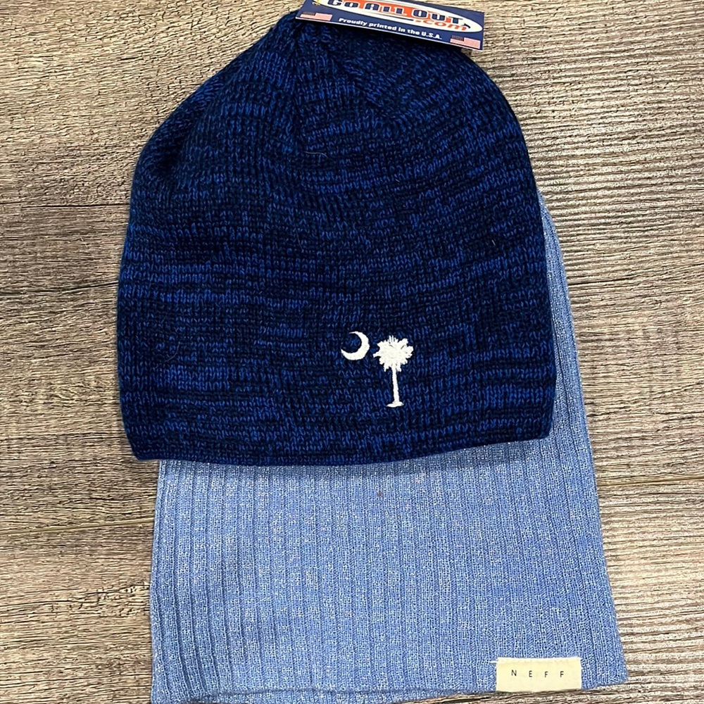 Neff and South Carolina beanie bundle